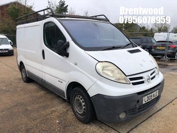 Location: Brentwood - 2009 NISSAN PRIMASTAR SE DCI SWB Panel Van REG: LD09WJC, Keys: No, MOT Expiry date: 30/10/2026, 1995 Diesel, 6 Speed Manual Diesel, Former Keepers: 4