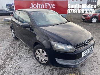 Location: South Wales - 2011 VOLKSWAGEN POLO S 60 3 Door Hatchback REG: SG11KOB, Keys: No, MOT Expiry date: 12/06/2026, 1198 Petrol, 5 Speed Manual Petrol, Former Keepers: 8