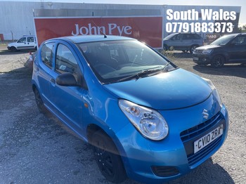 Location: South Wales - 2010 SUZUKI ALTO SZ3 5 Door Hatchback REG: CV10ZRA, Keys: No, MOT Expiry date: 06/05/2027, 996 Petrol, 5 Speed Manual Petrol, Former Keepers: 5