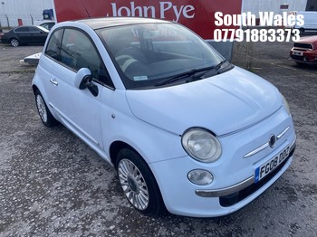 Location: South Wales - 2008 FIAT 500 LOUNGE RHD 3 Door Hatchback REG: FG08DDZ, Keys: No, MOT Expiry date: 08/10/2025, 1368 Petrol, 6 Speed Manual Petrol, Former Keepers: 5