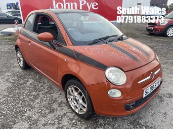 Location: South Wales - 2008 FIAT 500 SPORT RHD 3 Door Hatchback REG: SL08SYS, Keys: No, MOT Expiry date: 07/07/2025, 1368 Petrol, 6 Speed Manual Petrol, Former Keepers: 8