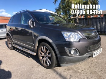 Location: Nottingham - 2012 VAUXHALL ANTARA SE NAV CDTI S/S 4X 5 Door Hatchback REG: MJ62XKE, Keys: No, MOT Expiry date: 07/06/2026, 2231 Diesel, 6 Speed Manual Diesel, Former Keepers: 3