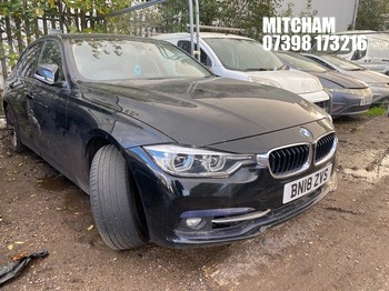 Location: Mitcham - 2018 BMW 318I SPORT AUTO 4 Door Saloon REG: BN18ZVS, Keys: No, MOT Expiry date: 27/03/2027, 1499 Petrol, 8 Speed Auto Petrol, Former Keepers: 4
