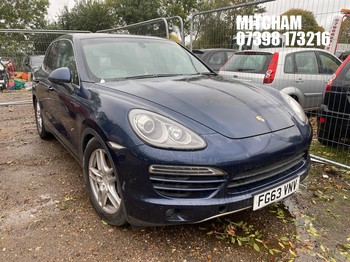 Location: Mitcham - 2013 PORSCHE CAYENNE V6 D TIPTRONIC Estate REG: FG63VNV, Keys: No, MOT Expiry date: 01/08/2024, 2967 Diesel, 8 Speed Auto Diesel, Former Keepers: 3