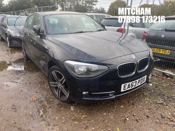 Location: Mitcham - 2013 BMW 116I SPORT AUTO 5 Door Hatchback REG: EA63PDX, Keys: No, MOT Expiry date: 29/12/2026, 1598 Petrol, 8 Speed Auto Petrol, Former Keepers: 7