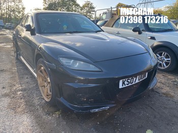 Location: Mitcham - 2007 MAZDA RX-8 KURO Coupe REG: KS07UOM, Keys: No, MOT Expiry date: 26/04/2027, 2616 Petrol, 6 Speed Manual Petrol, Former Keepers: 8