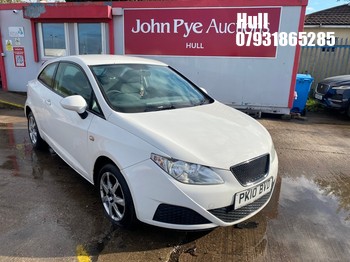 Location: Hull - 2010 SEAT IBIZA ECOMOTIVE TDI 3 Door Hatchback REG: PK10BVD, Keys: No, MOT Expiry date: 24/11/2025, 1422 Diesel, 5 Speed Manual Diesel, Former Keepers: 5