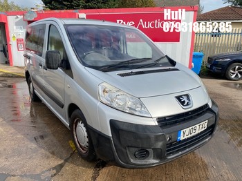 Location: Hull - 2009 PEUGEOT EXPERT TEPEE COMFORT 6S MPV REG: YJ09TXC, Keys: No, MOT Expiry date: 19/09/2025, 1560 Diesel, 5 Speed Manual Diesel, Former Keepers: 7