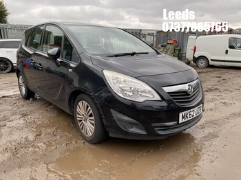 Location: Leeds - 2012 VAUXHALL MERIVA EXCLUSIV AC CDTI A MPV REG: MK62UZR, Keys: No, MOT Expiry date: 26-10-2026, 1686 Diesel, 6 Speed Auto Diesel, Former Keepers: 9