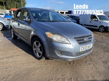 Location: Leeds - 2009 KIA CEE'D GS AUTO 5 Door Hatchback REG: CK09WOD, Keys: No, MOT Expiry date: 11-11-2025, 1591 Petrol, 4 Speed Auto Petrol, Former Keepers: 4