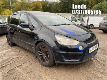 Location: Leeds - 2007 FORD S-MAX TITANIUM TDCI 6G MPV REG: AJ57WUK, Keys: No, MOT Expiry date: 16-12-2026, 1753 Diesel, 6 Speed Manual Diesel, Former Keepers: 9