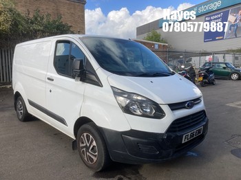 Location: Hayes - 2016 FORD TRANSIT CUSTOM 290 ECO-TE Panel Van REG: FL66EBU, Keys: No, MOT Expiry date: 13/10/2026, 2198 Diesel, 6 Speed Manual Diesel, Former Keepers: 12