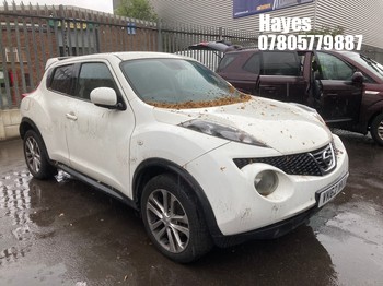 Location: Hayes - 2012 NISSAN JUKE TEKNA DCI 5 Door Hatchback REG: VK62NNA, Keys: No, MOT Expiry date: 09/03/2027, 1461 Diesel, 6 Speed Manual Diesel, Former Keepers: 8