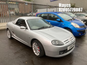 Location: Hayes - 2004 MG TD/TF Convertible REG: LK54PHN, Keys: No, MOT Expiry date: 21/08/2027, 1588 Petrol, 5 Speed Manual, Former Keepers: 5