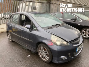 Location: Hayes - 2007 HONDA JAZZ SPORT 5 Door Hatchback REG: YH07WBY, Keys: No, MOT Expiry date: 20/01/2027, 1339 Petrol, 5 Speed Manual Petrol, Former Keepers: 11