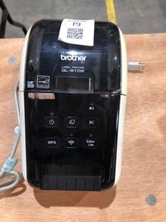 Lot 19  
            Birmingham - Collection Only 

                
BROTHER QL-810W LABEL PRINTER