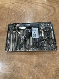 Lot 24  
            Birmingham - Collection Only 

                
ASSORTMENT OF DENTIST TOOLS INCULDING DENTAL MIRRORS