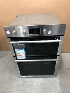 Lot 24  
            Nottingham SR8 - Delivery Or Collection 

                
HOTPOINT INTEGRATED DOUBLE OVEN MODEL: DD4541IX  - EX DISPLAY