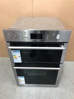 Lot 27  
            Nottingham SR8 - Delivery Or Collection 

                
HOTPOINT INTEGRATED DOUBLE OVEN MODEL: DD4541IX  - EX DISPLAY