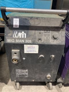 Lot 23  
            Birmingham - Collection Only 

                
MIGATRONIC MIG 305 MK III MIG WELDER S/N 02030162