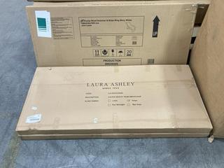 Lot 1114  
            Chesterfield SR38 - Collection or Optional Delivery Available 

                
2 X LAURA ASHLEY TEAK DECKCHAIRS (LOCATION: SR38 B8)