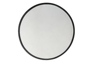 Lot 114  
            Chesterfield SR38 - Collection 

                
HIGGINS ROUND MIRROR BLACK 600X600MM - ITEM NO. 256660 - ORIGINAL RRP £119.95 (LO...
