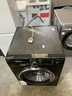 Lot 141  
            Chesterfield SR38 - Collection or Optional Delivery Available 

                
HOTPOINT WASHING MACHINE - MODEL NO. NM11946BCA - ORIGINAL RRP £409 (LOCATION: SR...
