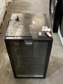Lot 144  
            Chesterfield SR38 - Collection or Optional Delivery Available 

                
EUPHONY DRINKS FRIDGE IN BLACK - ORIGINAL RRP £148 (LOCATION: SR38 A12)
