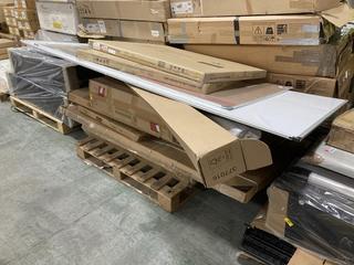 Lot 185  
            Chesterfield SR38 - Collection or Optional Delivery Available 

                
PALLET OF ASSORTED ITEMS TO INCLUDE FAUX LEATHER BED FRAME PART (LOCATION: SR38 A...