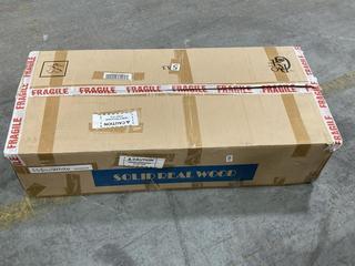 Lot 221  
            Chesterfield SR38 - Collection or Optional Delivery Available 

                
SOLID REAL WOOD TV UNIT IN GREY AND WOOD (LOCATION: SR38 A12)