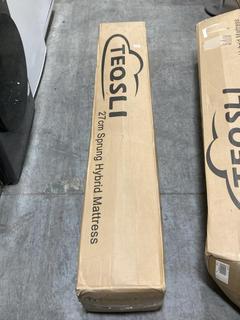 Lot 246  
            Chesterfield SR38 - Collection or Optional Delivery Available 

                
TEQSLI 150 X 200 CM DOUBLE MATTRESS - ORIGINAL RRP £219 (LOCATION: SR38 A12)