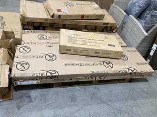 Lot 249  
            Chesterfield SR38 - Collection or Optional Delivery Available 
                
SEVILLE 4 DOOR 2 DRAWER WARDROBE (LOCATION: SR38 A12) (KERBSIDE PALLET DELIVERY)