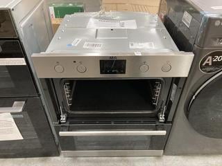 Lot 260  
            Chesterfield SR38 - Collection or Optional Delivery Available 

                
AEG 6000 BUILT UNDER DOUBLE ELECTRIC OVEN IN STAINLESS STEEL MODEL: DUB535060M - ...