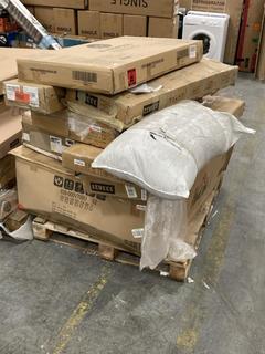 Lot 270  
            Chesterfield SR38 - Collection or Optional Delivery Available 

                
PALLET OF ASSORTED ITEMS TO INCLUDE LIFT UP COFFEE TABLE PART (LOCATION: SR38 A11...