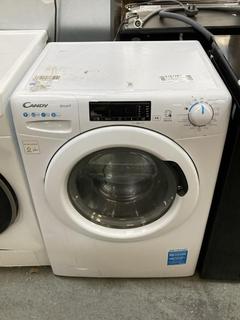 Lot 317  
            Chesterfield SR38 - Collection or Optional Delivery Available 

                
CANDY SMART 9KG WASHING MACHINE IN WHITE - MODEL NO. CS149TW4/1-80 - ORIGINAL RRP...