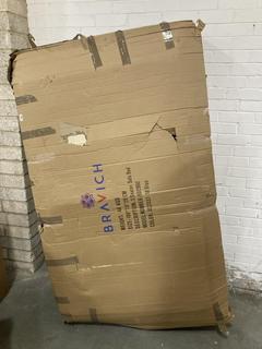 Lot 329  
            Chesterfield SR38 - Collection or Optional Delivery Available 

                
BRAVICH 3 SEATER SOFA BED IN BLUE - ORIGINAL RRP £227 (LOCATION: SR38 A10)