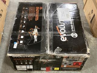Lot 339  
            Chesterfield SR38 - Collection or Optional Delivery Available 

                
EVOLUTION 255MM MULTI MATERIAL TABLE SAW WITH STAND - ORIGINAL RRP £431 (LOCATION...