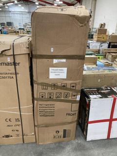 Lot 341  
            Chesterfield SR38 - Collection or Optional Delivery Available 

                
RUSSELL HOBBS FRIDGE FREEZER IN SILVER - MODEL - RH180FFFF551E1S - ORIGINAL RRP £...