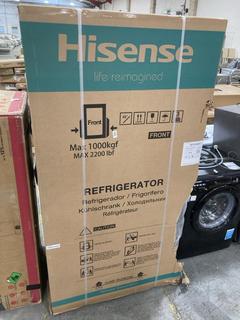 Lot 347  
            Chesterfield SR38 - Collection or Optional Delivery Available 

                
HISENSE 578L SIDE BY SIDE AMERICAN FRIDGE FREEZER IN STAINLESS STEEL - MODEL NO. ...
