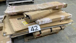Lot 349  
            Chesterfield SR38 - Collection or Optional Delivery Available 

                
PALLET OF ASSORTED ITEMS TO INCLUDE GAZEBO FRAME PARTS (LOCATION: SR38 A10) (KERB...