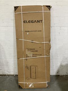 Lot 360  
            Chesterfield SR38 - Collection 

                
ELEGANT FRAMELESS PIVOT DOOR (COLLECTION ONLY) (LOCATION: SR38 A10)