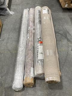 Lot 368  
            Chesterfield SR38 - Collection or Optional Delivery Available 

                
5 X ASSORTED RUGS TO INCLUDE 180 X 270 CM SHAGGY RUG IN BROWN (LOCATION: SR38 A10)