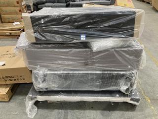 Lot 369  
            Chesterfield SR38 - Collection or Optional Delivery Available 

                
PALLET OF ASSORTED ITEMS TO INCLUDE DIVAN BED BASE IN GREY (LOCATION: SR38 A10) (...