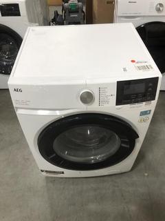 Lot 408  
            Chesterfield SR38 - Collection or Optional Delivery Available 

                
AEG 7000 8KG WASH/5KG DRY WASHER DRYER - MODEL NO. LWR7185M4B - ORIGINAL RRP £849...