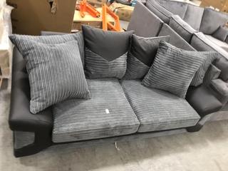 Lot 419  
            Chesterfield SR38 - Collection or Optional Delivery Available 

                
2 SEATER SOFA IN GREY FABRIC (LOCATION: SR38 A9)