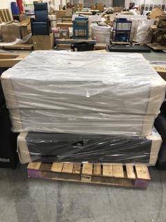 Lot 420  
            Chesterfield SR38 - Collection or Optional Delivery Available 

                
PALLET OF ASSORTED DIVAN BED BASES TO INCLUDE BED BASE IN LIGHT GREY (LOCATION: S...