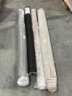 Lot 447  
            Chesterfield SR38 - Collection or Optional Delivery Available 

                
4 X ASSORTED RUGS TO INCLUDE 200 X 290 RUG IN CREAM (LOCATION: SR38 A8)