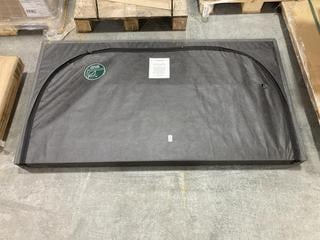 Lot 449  
            Chesterfield SR38 - Collection or Optional Delivery Available 

                
HEADBOARD IN DARK GREY FABRIC (LOCATION: SR38 A8)