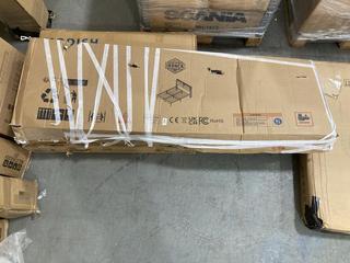 Lot 453  
            Chesterfield SR38 - Collection or Optional Delivery Available 

                
MODISH 90 X 190 BED FRAME TO INCLUDE IRONIC BED FRAME IN WOOD AND METAL (LOCATION...