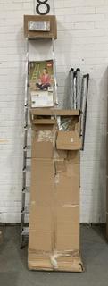 Lot 454  
            Chesterfield SR38 - Collection or Optional Delivery Available 

                
ASSORTED ITEMS TO INCLUDE HAILO STEP LADDERS (LOCATION: SR38 A8)